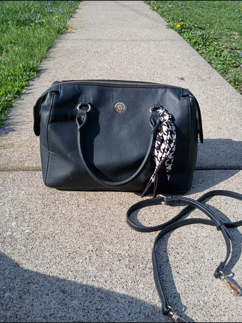 Black Anne Klein Purse